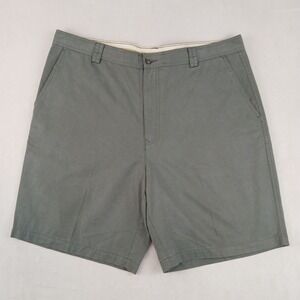 Tommy Bahama 38x9 Mens Chino Shorts Olive Green Casual Dad